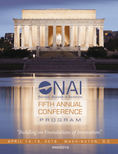 Conference Program - National Academy of Inventors