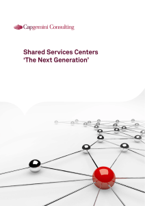 Shared Services Centers `The Next Generation`