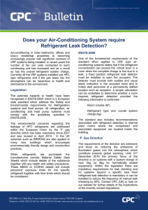 Does your Air-Conditioning System require Refrigerant