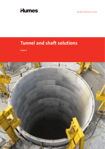 Tunnel and shaft solutions