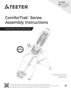 ComforTrakTM Series Assembly Instructions