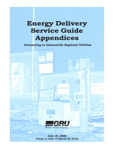Energy Delivery Service Guide Appendices