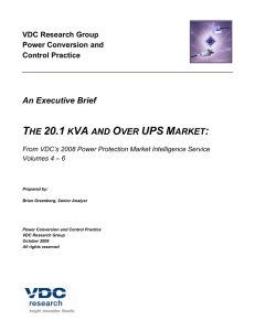 the 20.1 kva and over ups market