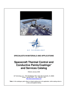 Spacecraft Thermal Control and Conductive Paints