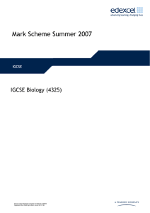 Mark Scheme Summer 2007