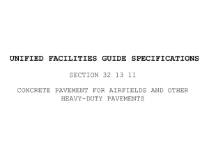 UNIFIED FACILITIES GUIDE SPECIFICATIONS
