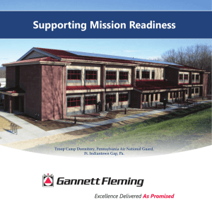Gannett Fleming Supporting Mission Readiness