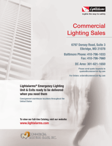Commercial Lighting Sales