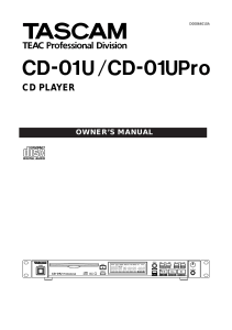 CD-01U/CD-01UPro