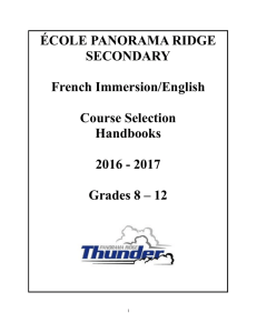 course selection handbook 2016.2017