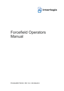 Forcefield Operators Manual
