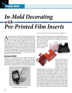 In-Mold Decorating Pre