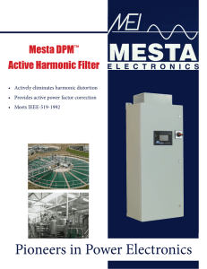 Active Harmonic Filter Brochure
