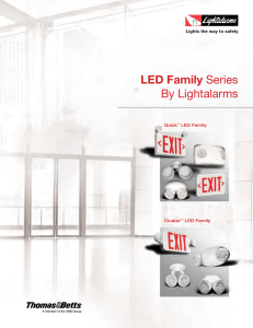 Led Family Series By Lightalarms