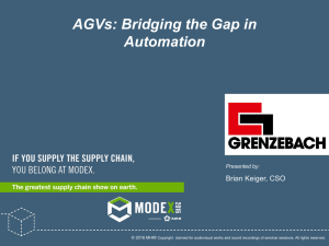 AGVs: Bridging the Gap in Automation