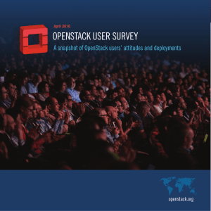 2016 OpenStack User Survey.