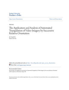 The Application and Analysis of Automated Triangulation of Video