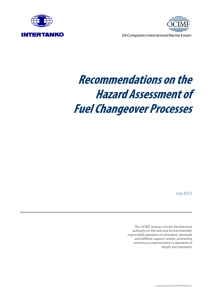 Recommendations on the Hazard Assessment of Fuel