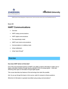 HART Communications - Emerson Process Management