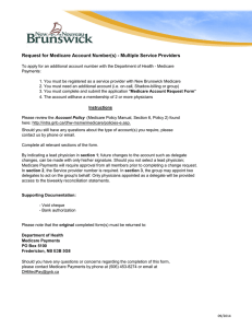 Multiple Service Providers - Government of New Brunswick