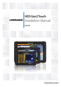 HDS Gen2 Touch Installation Manual