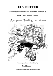 Fly better book 2 Aeroplane handling