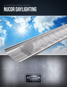 Skylights/Daylighting - Nucor Building Systems