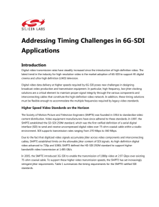 Addressing Timing Challenges in 6G-SDI Applications