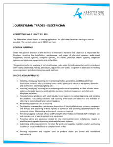 S 16 MTE 011 REG - JT Electrician AD