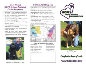 HOPE AACR Brochure, Rev G - HOPE Animal
