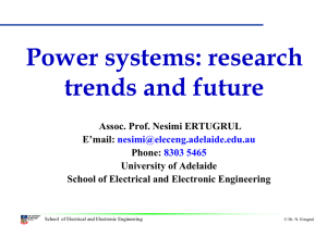 Dr. Nesimi Ertugrul, School of Electrical and Electronic Engineering