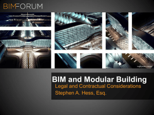 BIM and Modular Building