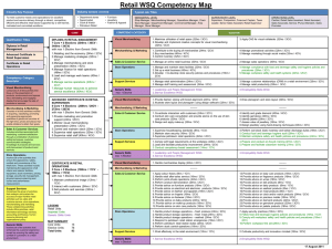 Retail WSQ Competency Map