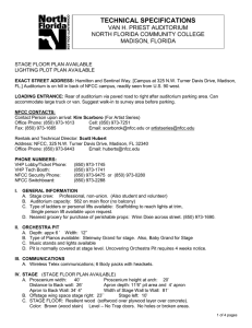 Technical Specifications - North Florida Community College