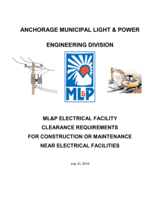 2014 Electrical Facility Clearance Requirements