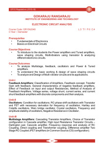 Electronics Circuits Analysis