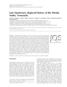 journal of quaternary - University of Alberta