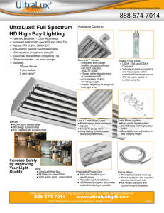 Manufacturers of High Definition Full Spectrum Lighting