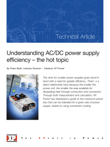 Understanding AC/DC power supply efficiency