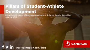 Pillars of Student-Athlete Development