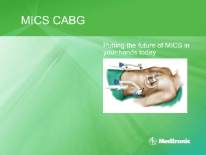 MICS CABG - Medtronic