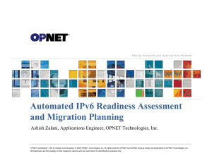 Automated IPv6 Readiness Assessment and Migration Planning