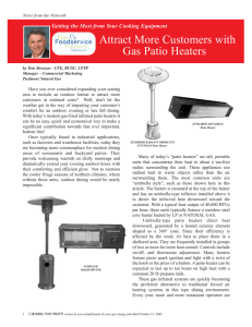 Attract More Customers with Gas Patio Heaters