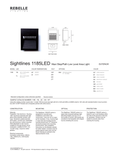 Specification Sheet - LED