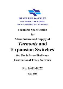 Turnouts and Expansion Switches