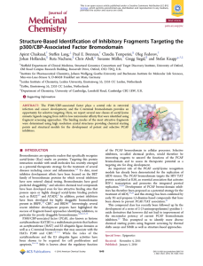 Structure-Based Identification of Inhibitory
