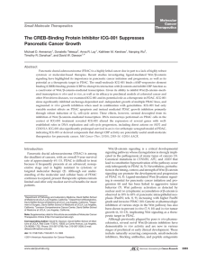 The CREB-Binding Protein Inhibitor ICG