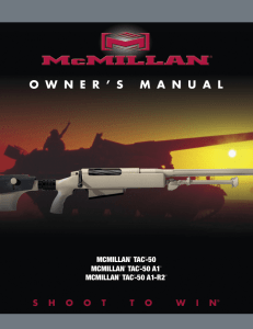 McMillan TAC ® -50 Manual