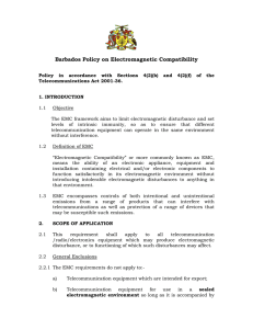 Barbados Policy on Electromagnetic Compatibility