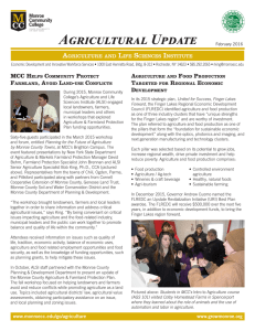 Agricultural Update February 2016